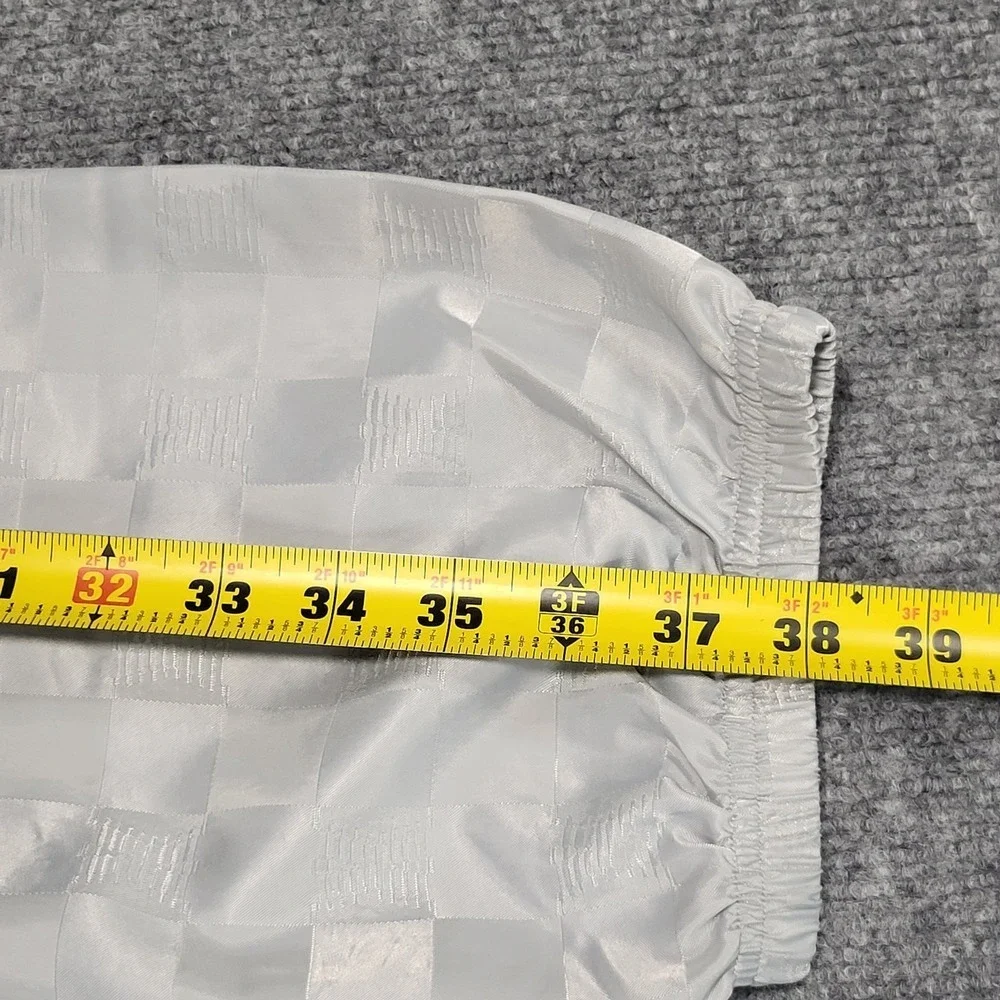 Savage X Fenty Sport Unisex Shiny Silver Angel White Changeover Jacket Size 4XL